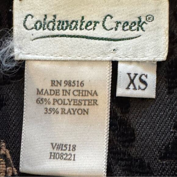 Coldwater Creek rust gold long sleeve button up jacket shirt top size XS
b36 - Picture 2 of 4